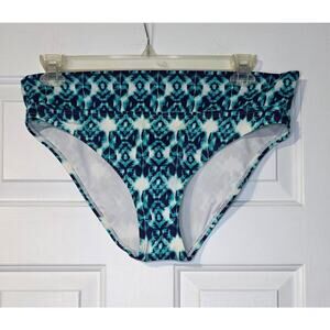 Victorias Secret Bikini Bottoms Tribal IKAT watercolor Size L‎
